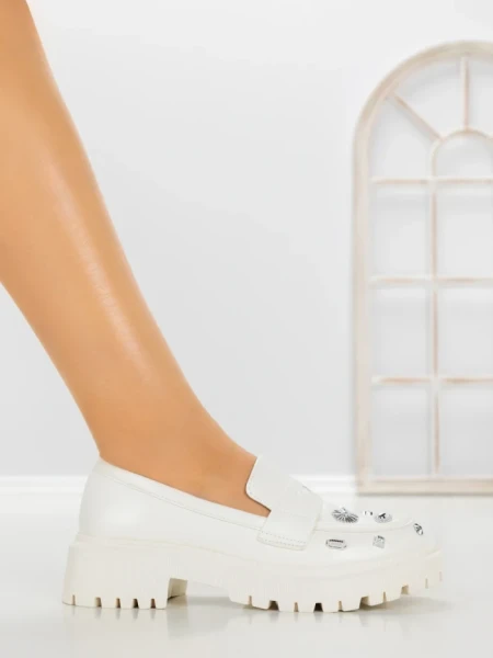 Pantofi Casual Dama 23008 WHITE | CM