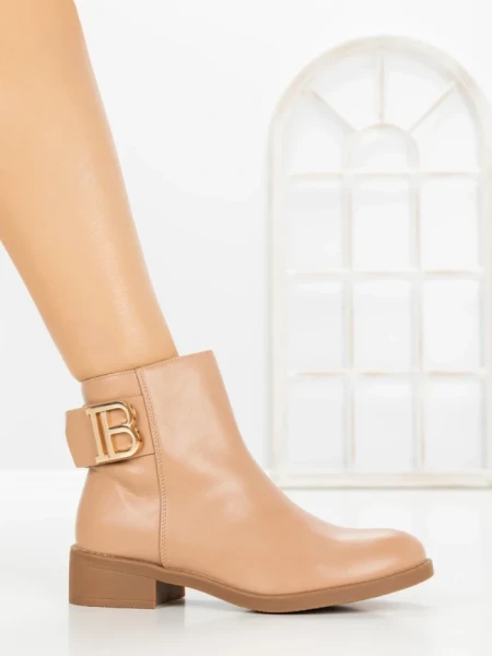 Ghete Dama FZL-0098 BEIGE | H&D