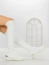 Cizme Dama cu Platforma YM-172 WHITE | H&D