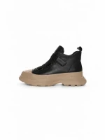 Ghete Dama din piele naturala 66082 BLACK | ADVANCER