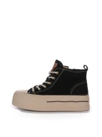Pantofi Sport Dama din piele naturala 65389-1 BLACK | ADVANCER