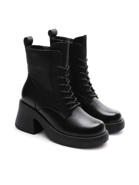 Ghete Dama din piele naturala M5307 BLACK | ADVANCER