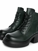 Ghete Dama din piele naturala M5307 GREEN | ADVANCER
