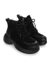 Ghete Dama din piele naturala 1575-2 BLACK | ADVANCER