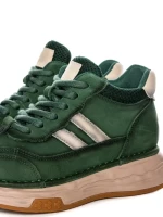 Pantofi Sport Dama din piele naturala M7066 GREEN | ADVANCER