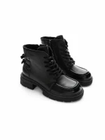 Ghete Dama din piele naturala M5808-2 BLACK | ADVANCER