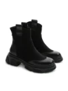 Ghete Dama din piele naturala 2202-1 BLACK | ADVANCER