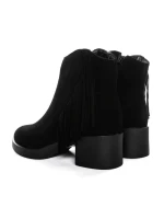 Ghete Dama din piele naturala 963-5 BLACK | ADVANCER