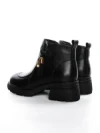 Ghete Dama din piele naturala 25808 BLACK | ADVANCER