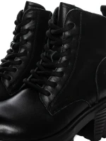 Ghete Dama din piele naturala 3007 BLACK | ADVANCER