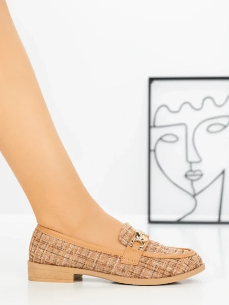 Pantofi Casual Dama ZU117-7 CAMEL | BELLICY