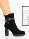 Botine cu Toc Gros QT07-31 BLACK | BELLICY