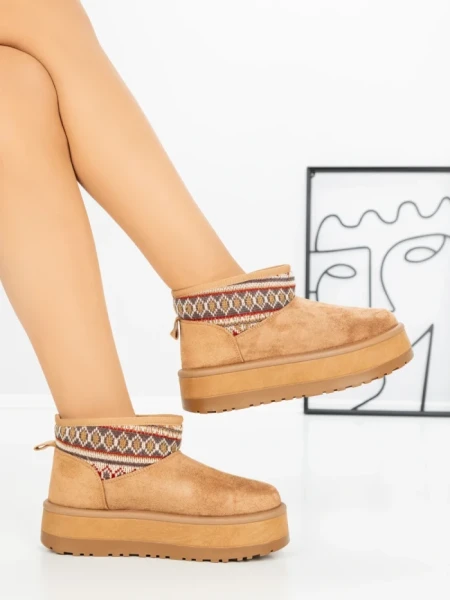 Ghete UG Dama L-392 CAMEL | BELLICY
