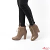 Botine Dama cu Toc AF13 Khaki Mei