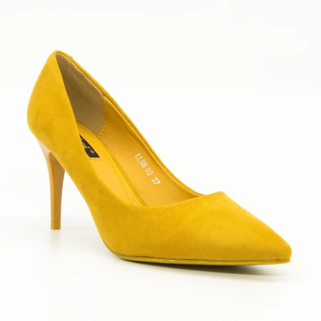 Pantofi cu Toc LLH8 Yellow Mei