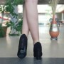 Pantofi cu Toc XKK130 Black Mei