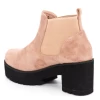 Botine cu Toc FD23 Pink Mei