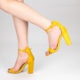 Sandale Dama cu Toc GE29 Yellow Mei