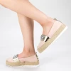 Pantofi Casual Dama cu Platforma BL0003 Beige Botinelli