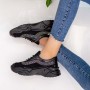 Pantofi Sport Dama cu Platforma 608 Black Mei
